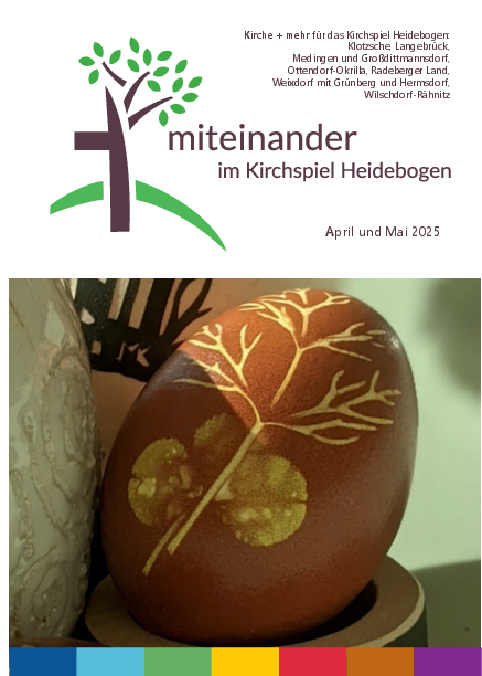 Titelbild Gemeindebrief April / Mai 2025